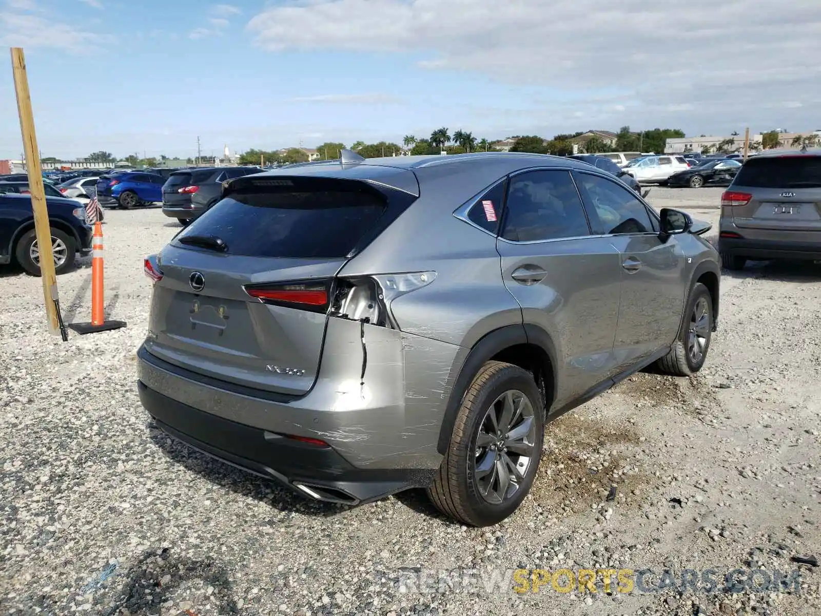 4 Photograph of a damaged car JTJSARBZ1M2182126 LEXUS NX 2021