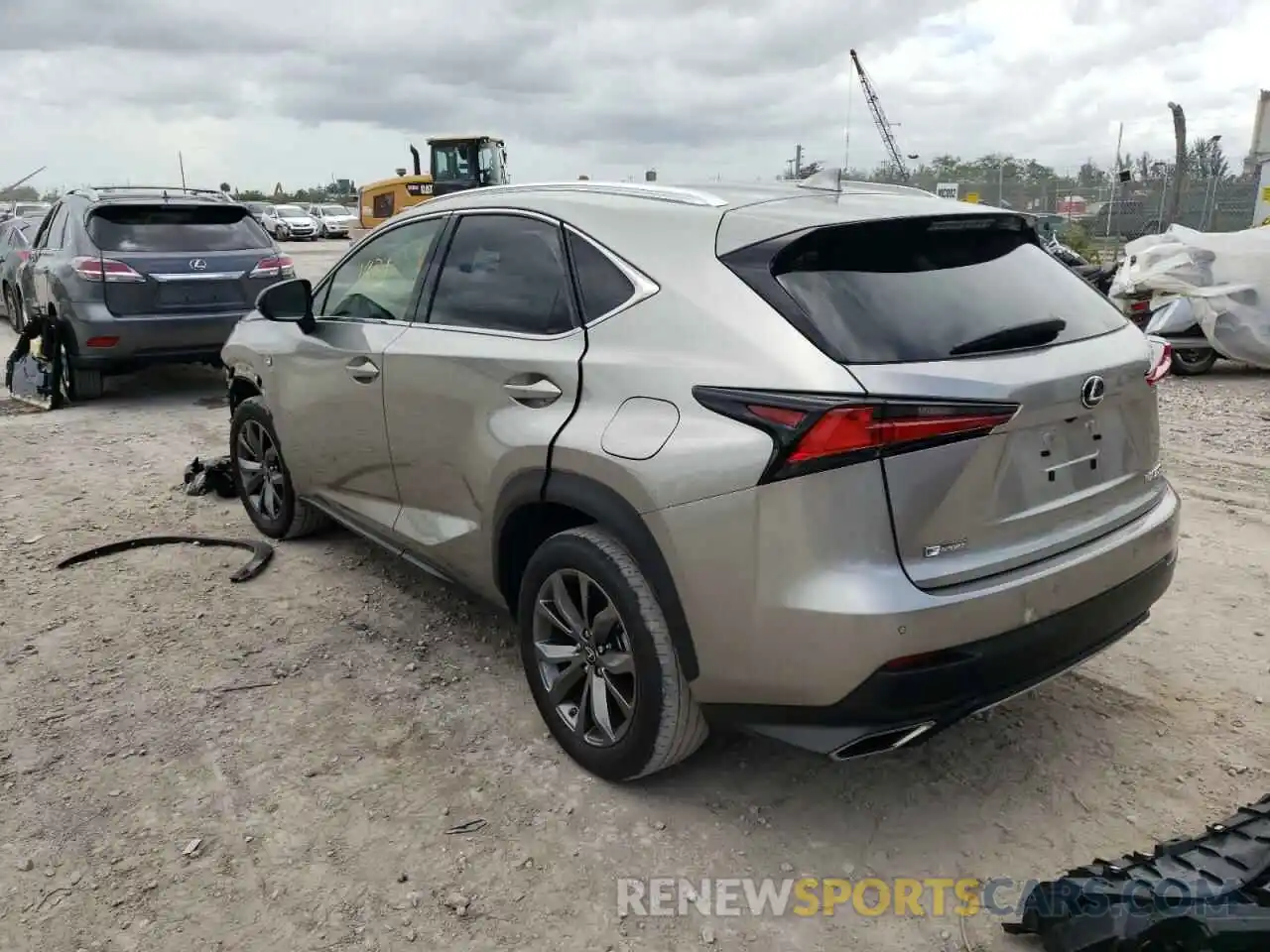 3 Photograph of a damaged car JTJSARBZ1M2185995 LEXUS NX 2021