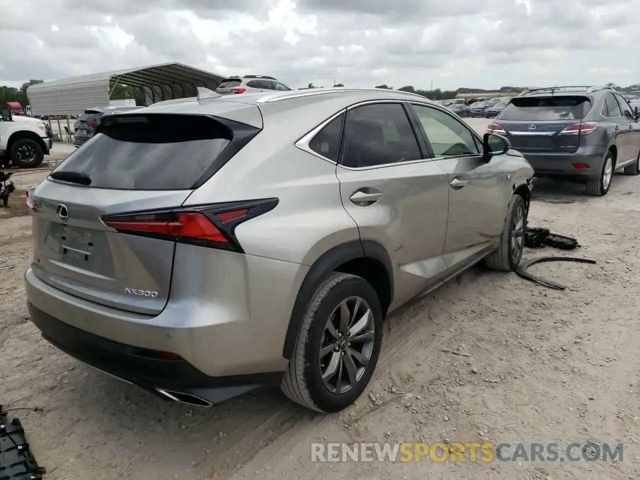 4 Photograph of a damaged car JTJSARBZ1M2185995 LEXUS NX 2021