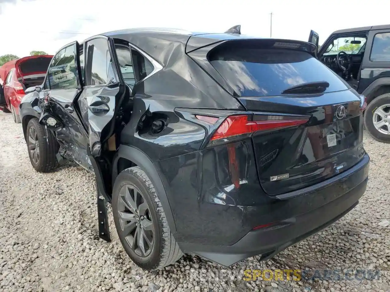 3 Photograph of a damaged car JTJSARBZ1M2188170 LEXUS NX 2021