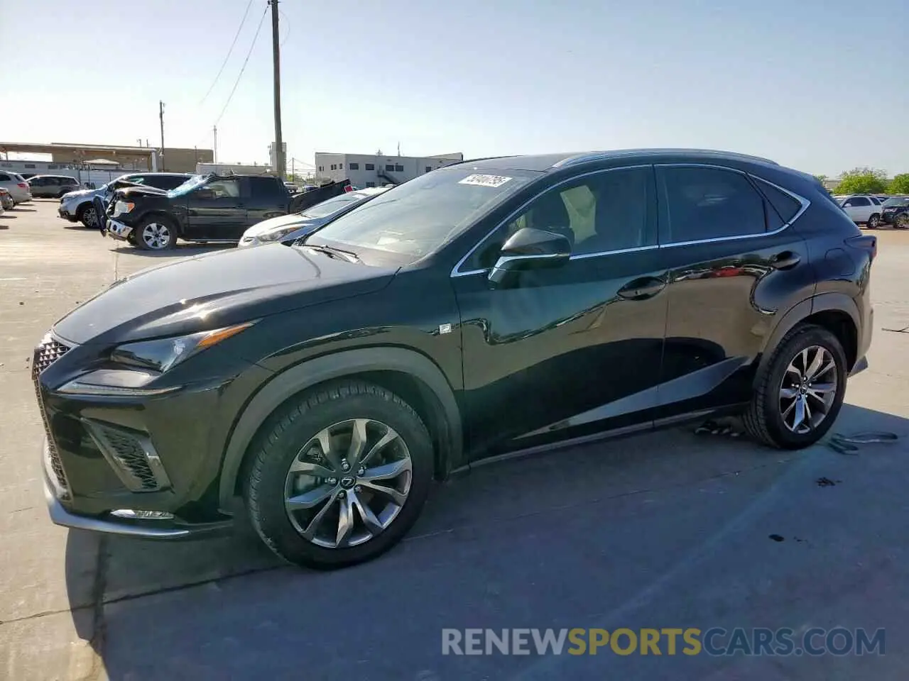 1 Photograph of a damaged car JTJSARBZ1M2191862 LEXUS NX 2021