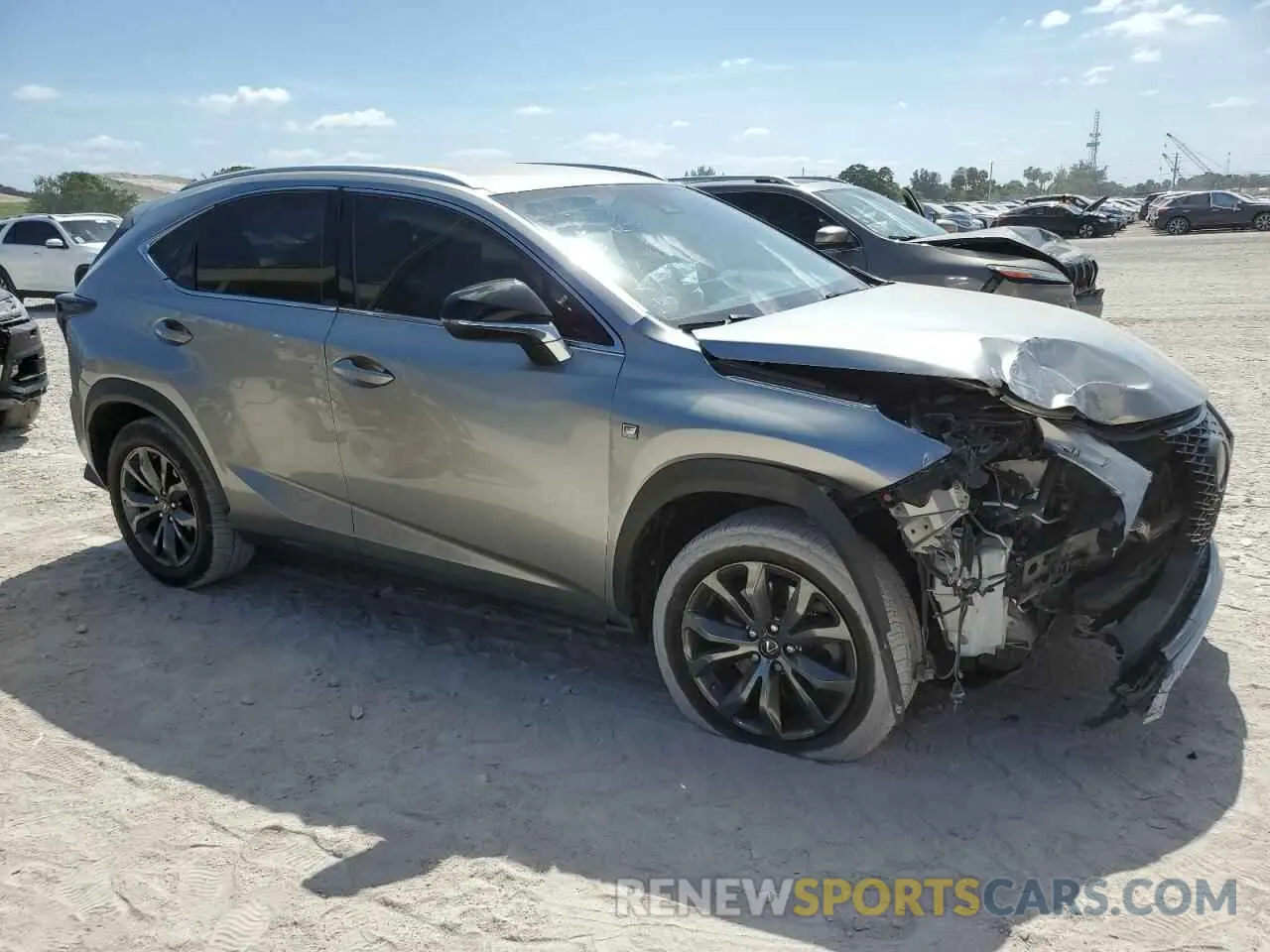 4 Photograph of a damaged car JTJSARBZ2M2183995 LEXUS NX 2021