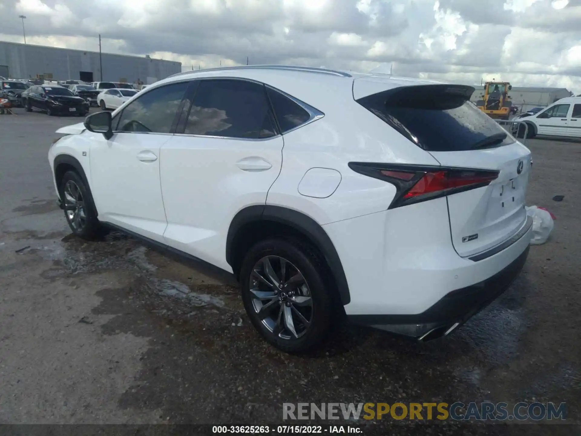 3 Photograph of a damaged car JTJSARBZ2M2189053 LEXUS NX 2021