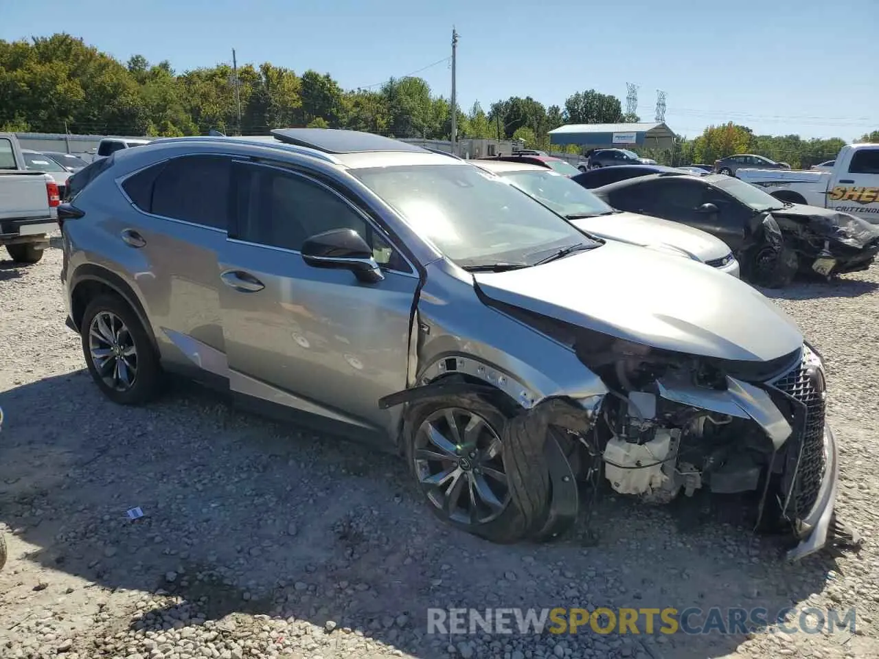 4 Photograph of a damaged car JTJSARBZ2M2191367 LEXUS NX 2021