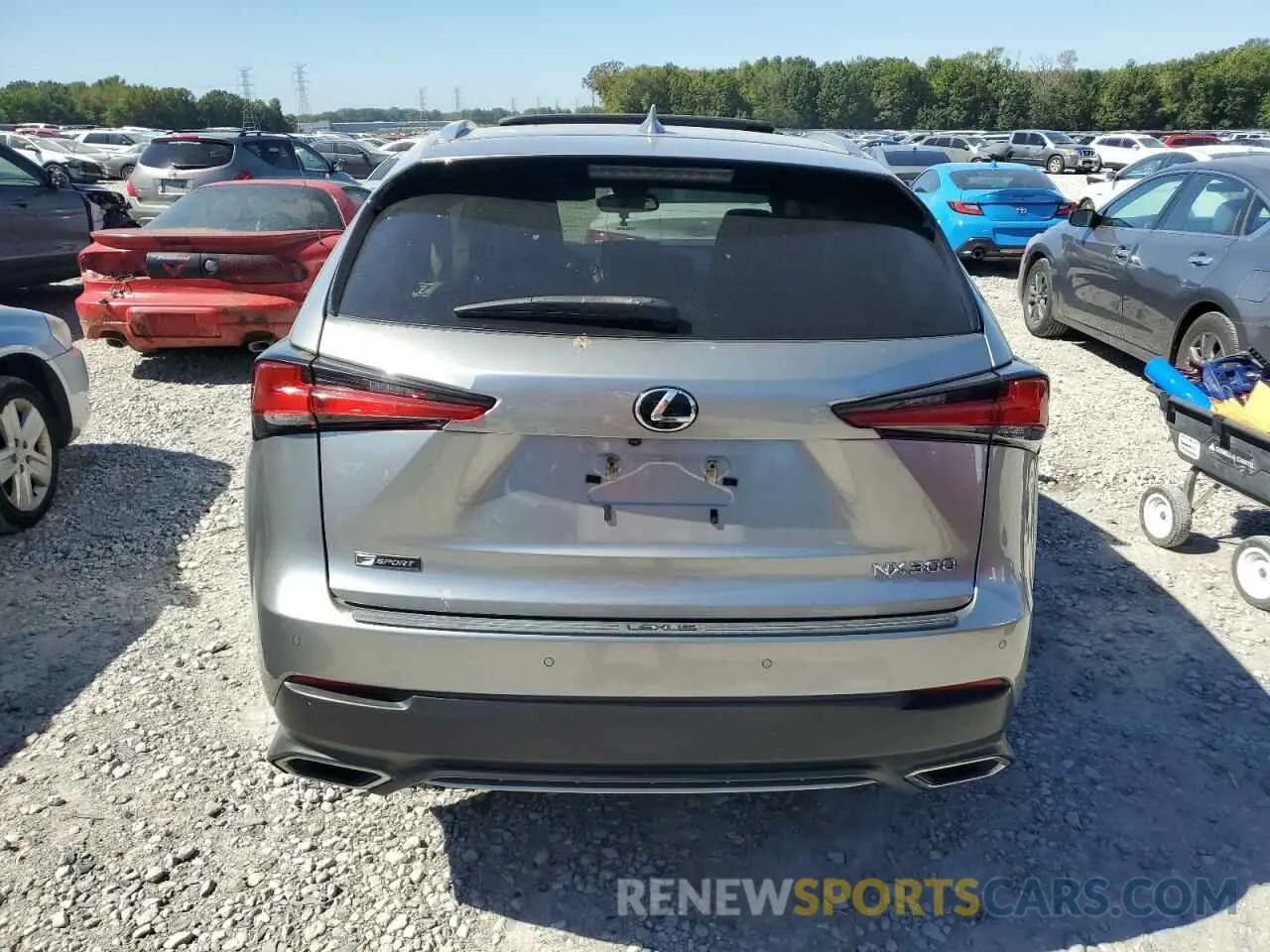 6 Photograph of a damaged car JTJSARBZ2M2191367 LEXUS NX 2021