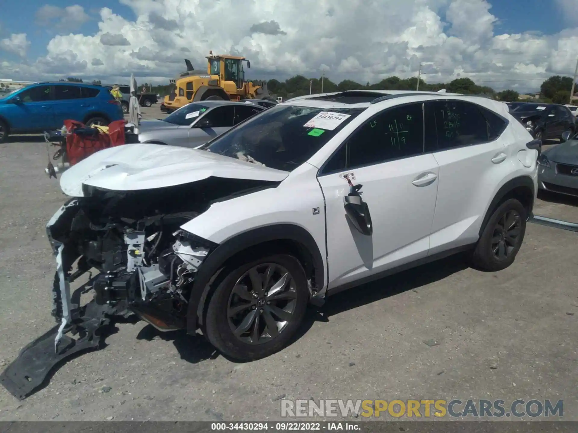 2 Photograph of a damaged car JTJSARBZ2M5025753 LEXUS NX 2021