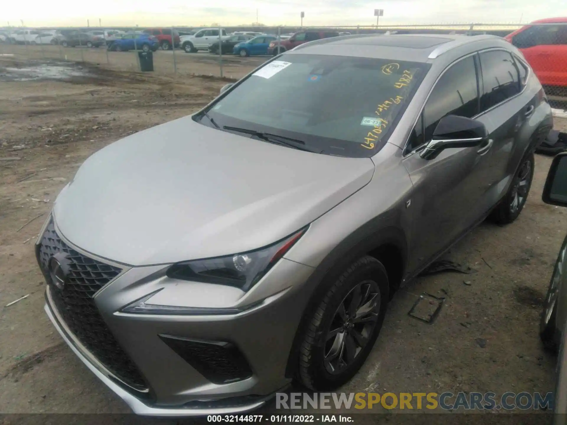 2 Photograph of a damaged car JTJSARBZ3M2194827 LEXUS NX 2021