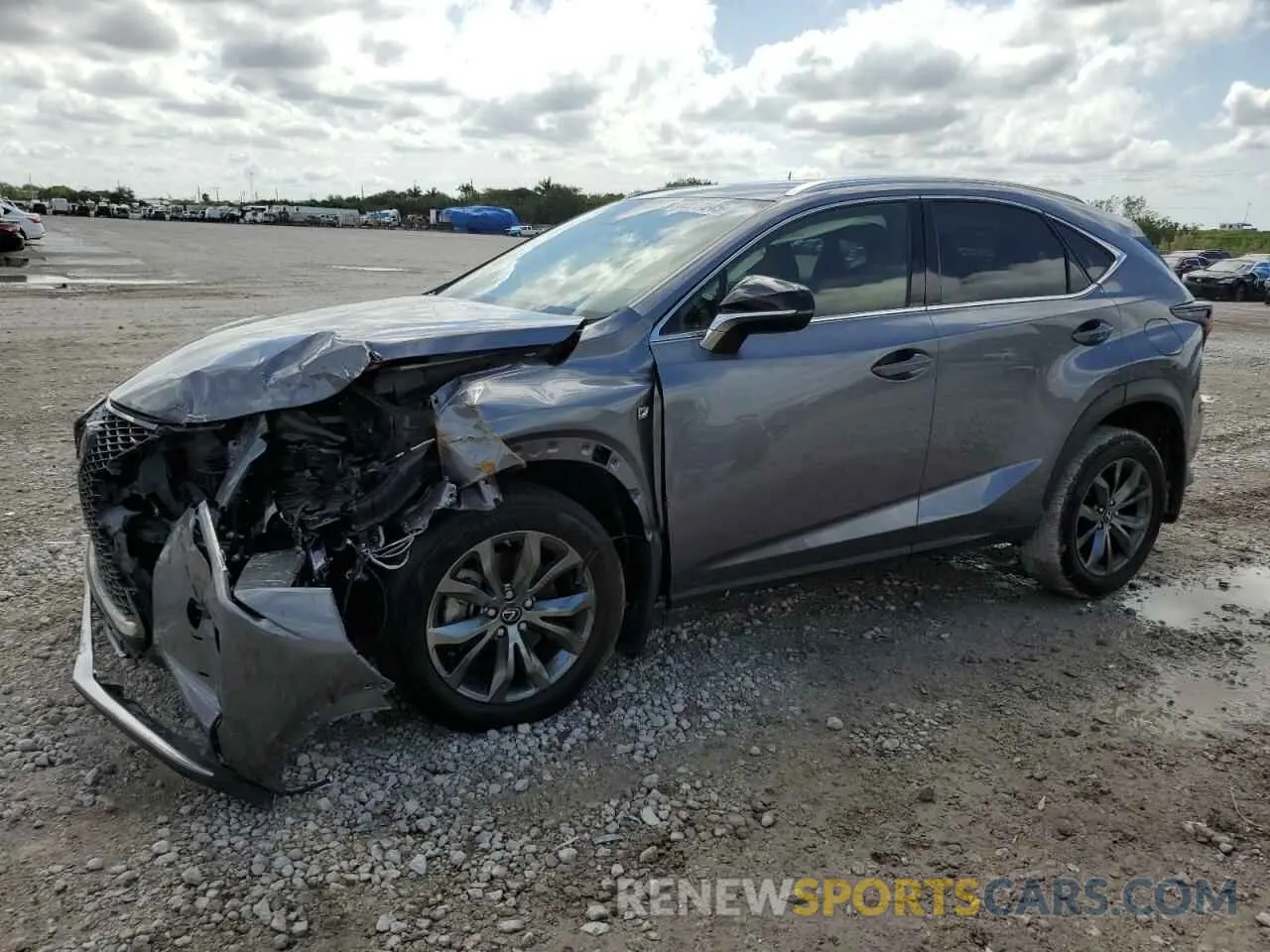 1 Photograph of a damaged car JTJSARBZ3M2200206 LEXUS NX 2021
