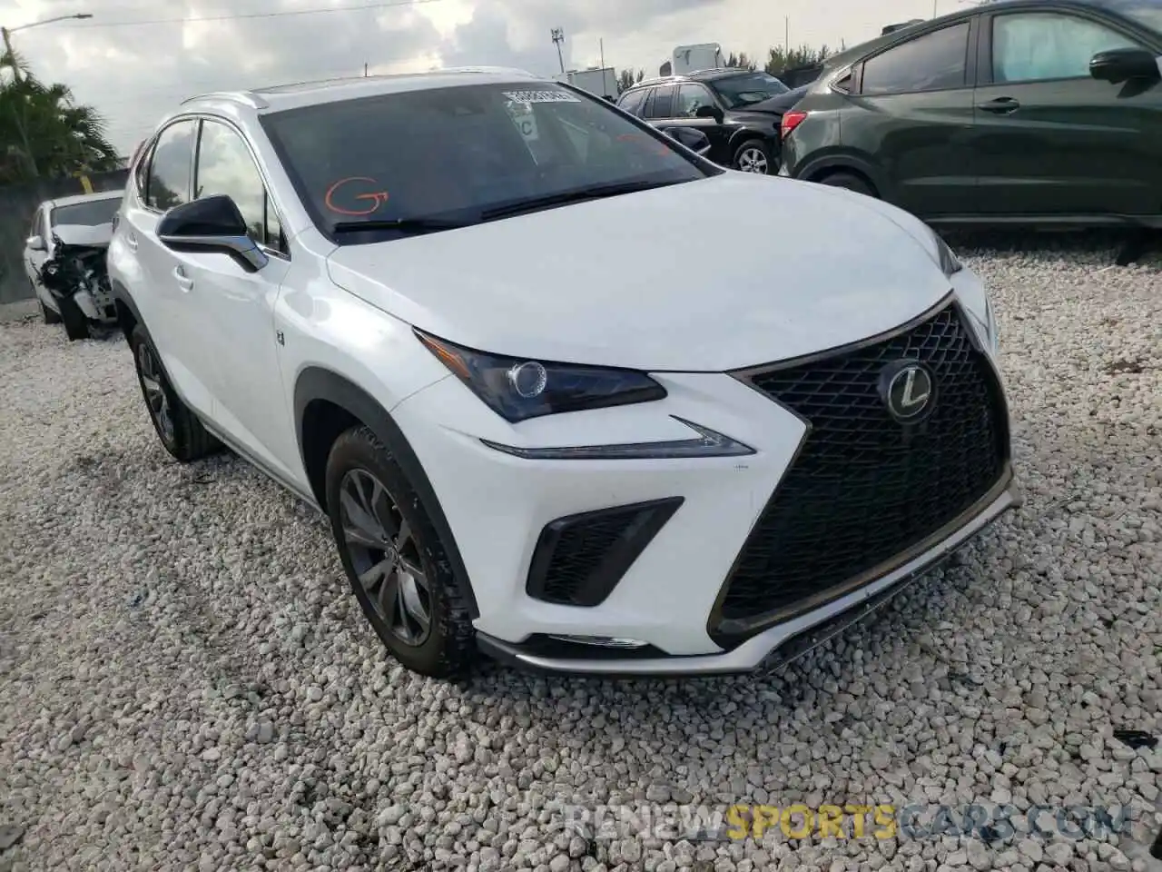 1 Photograph of a damaged car JTJSARBZ3M5023915 LEXUS NX 2021