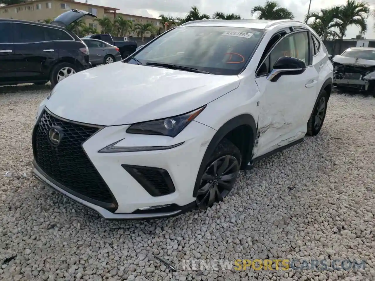 2 Photograph of a damaged car JTJSARBZ3M5023915 LEXUS NX 2021