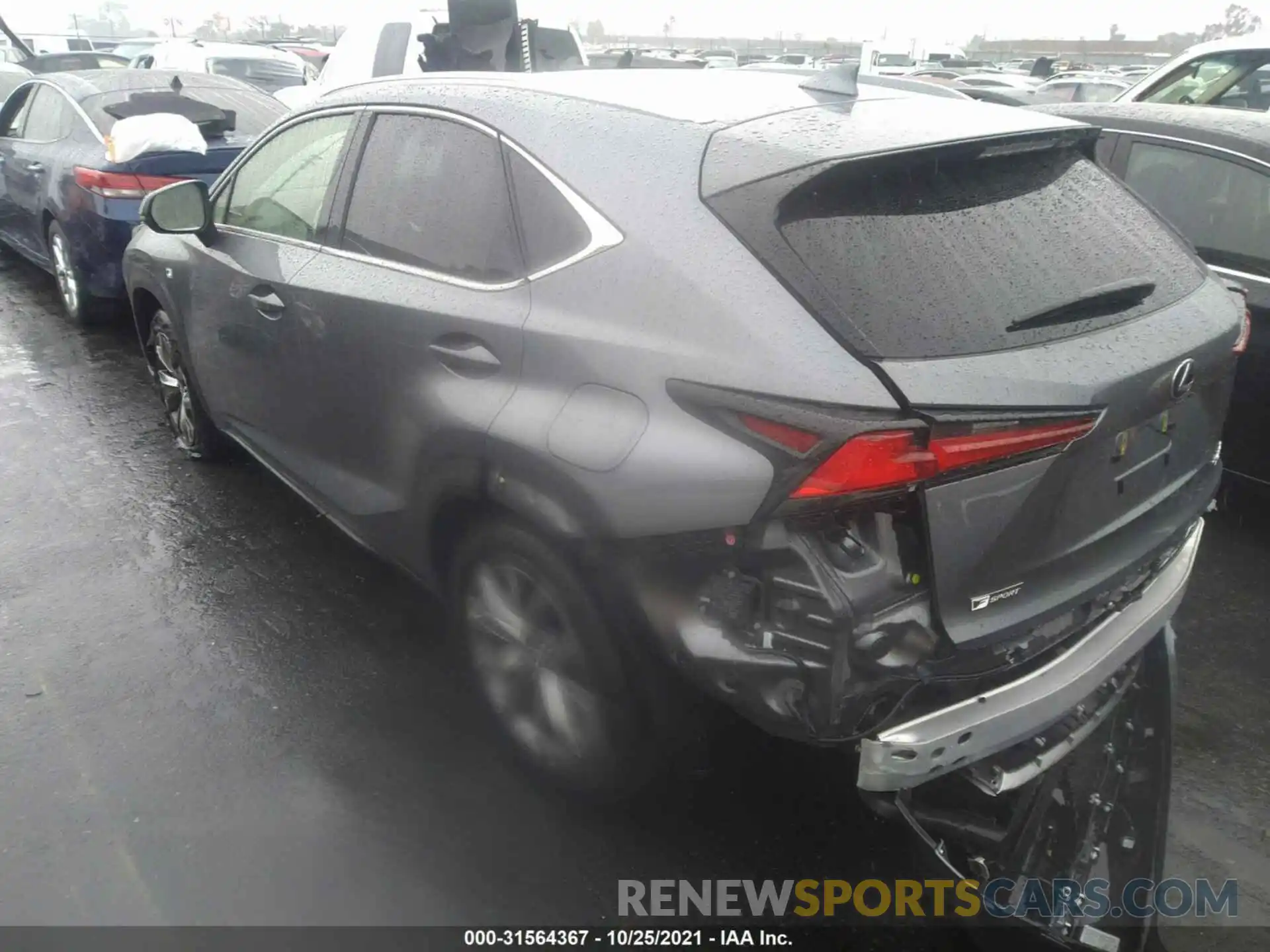 3 Photograph of a damaged car JTJSARBZ4M2183092 LEXUS NX 2021