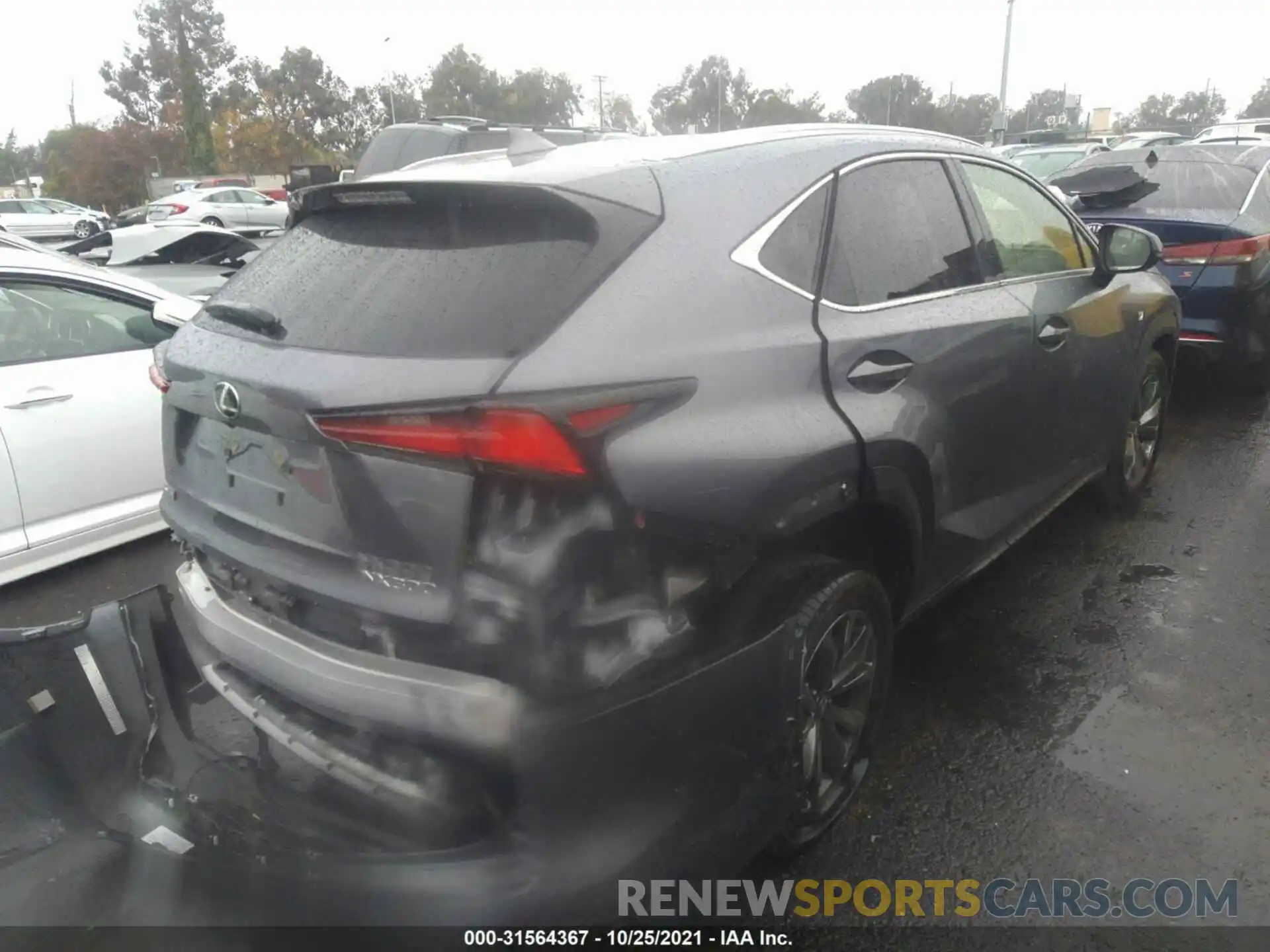 4 Photograph of a damaged car JTJSARBZ4M2183092 LEXUS NX 2021