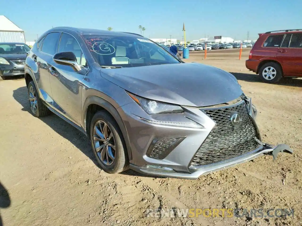 1 Photograph of a damaged car JTJSARBZ4M2189216 LEXUS NX 2021