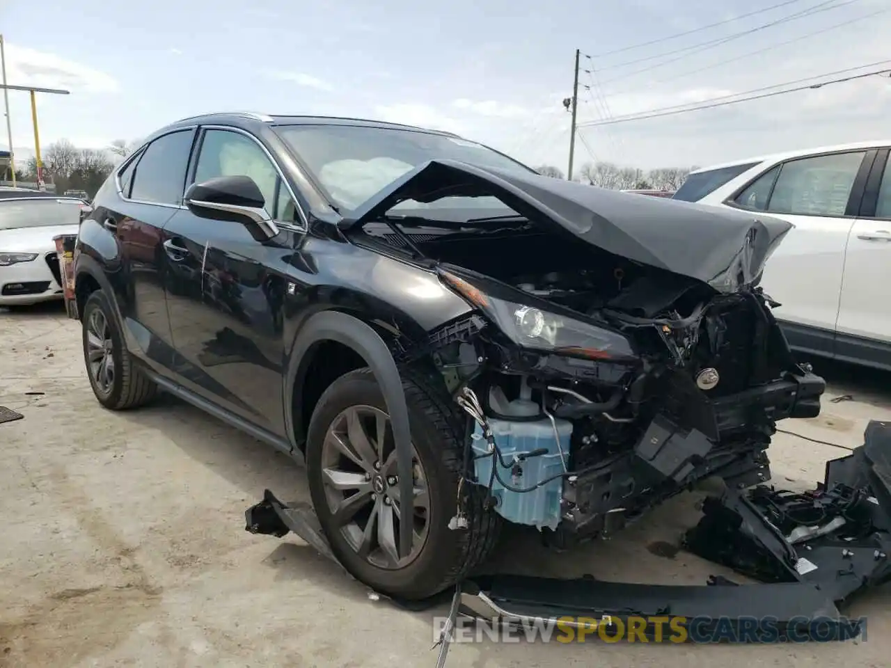 1 Photograph of a damaged car JTJSARBZ5M2179956 LEXUS NX 2021