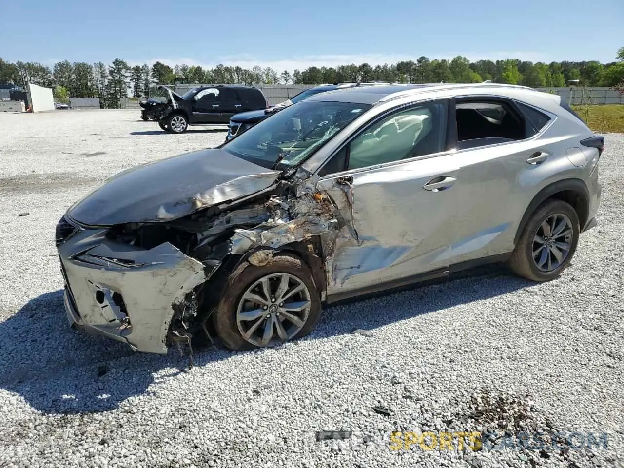 1 Photograph of a damaged car JTJSARBZ5M2197860 LEXUS NX 2021