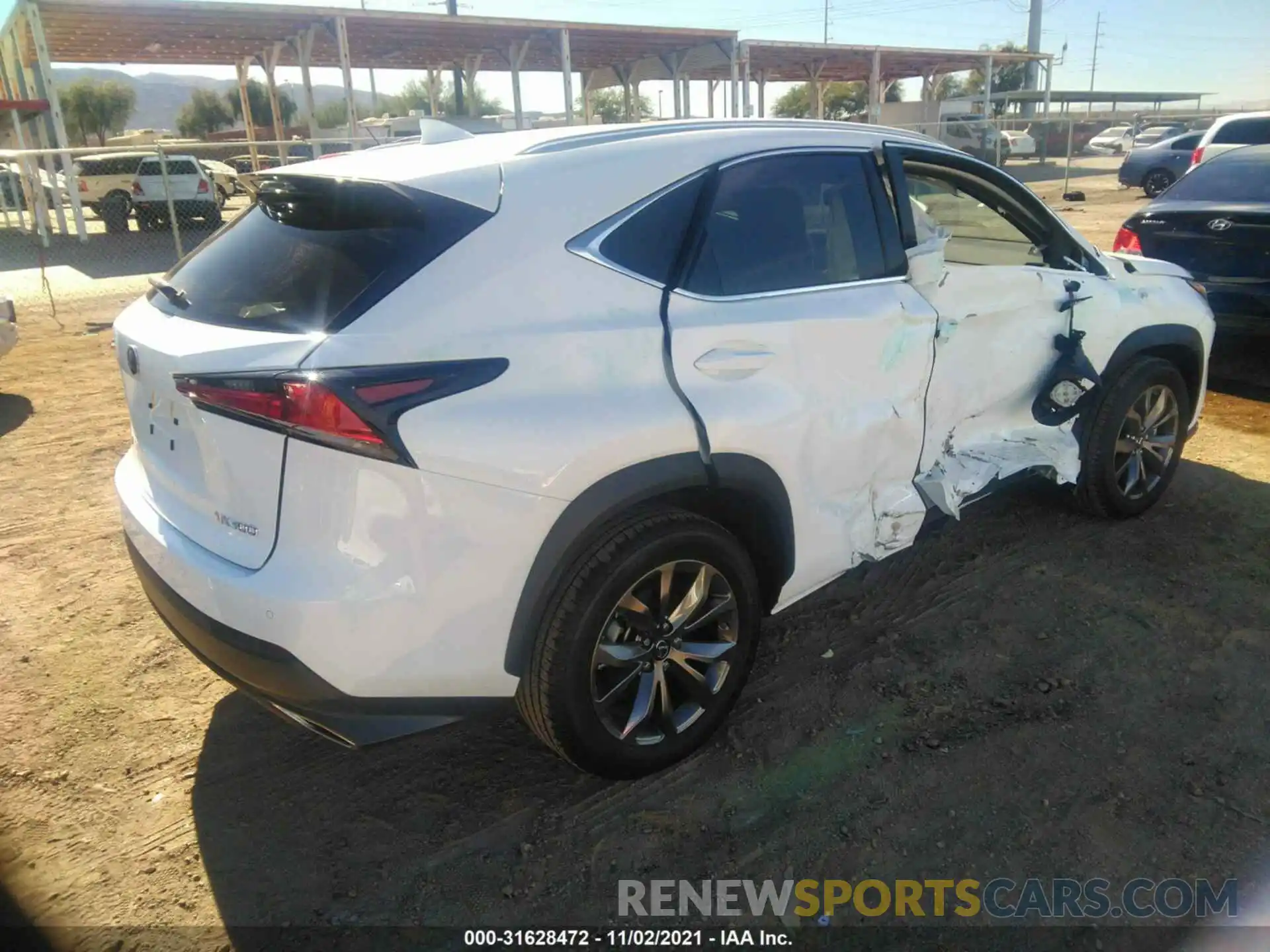 4 Photograph of a damaged car JTJSARBZ5M2200045 LEXUS NX 2021