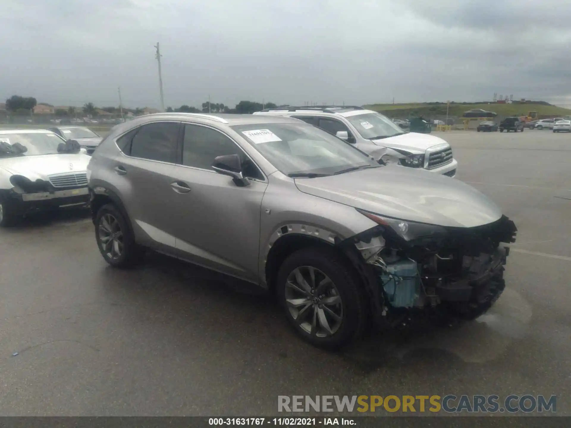 1 Photograph of a damaged car JTJSARBZ6M2192649 LEXUS NX 2021