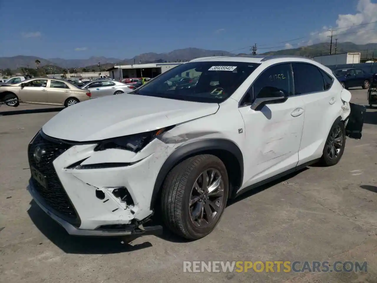 2 Photograph of a damaged car JTJSARBZ6M5028008 LEXUS NX 2021