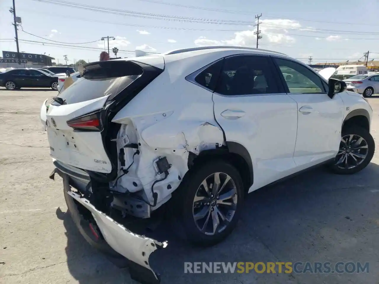 4 Photograph of a damaged car JTJSARBZ6M5028008 LEXUS NX 2021