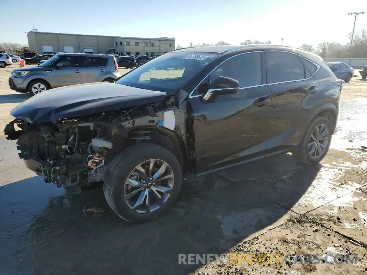 1 Photograph of a damaged car JTJSARBZ7M2183975 LEXUS NX 2021