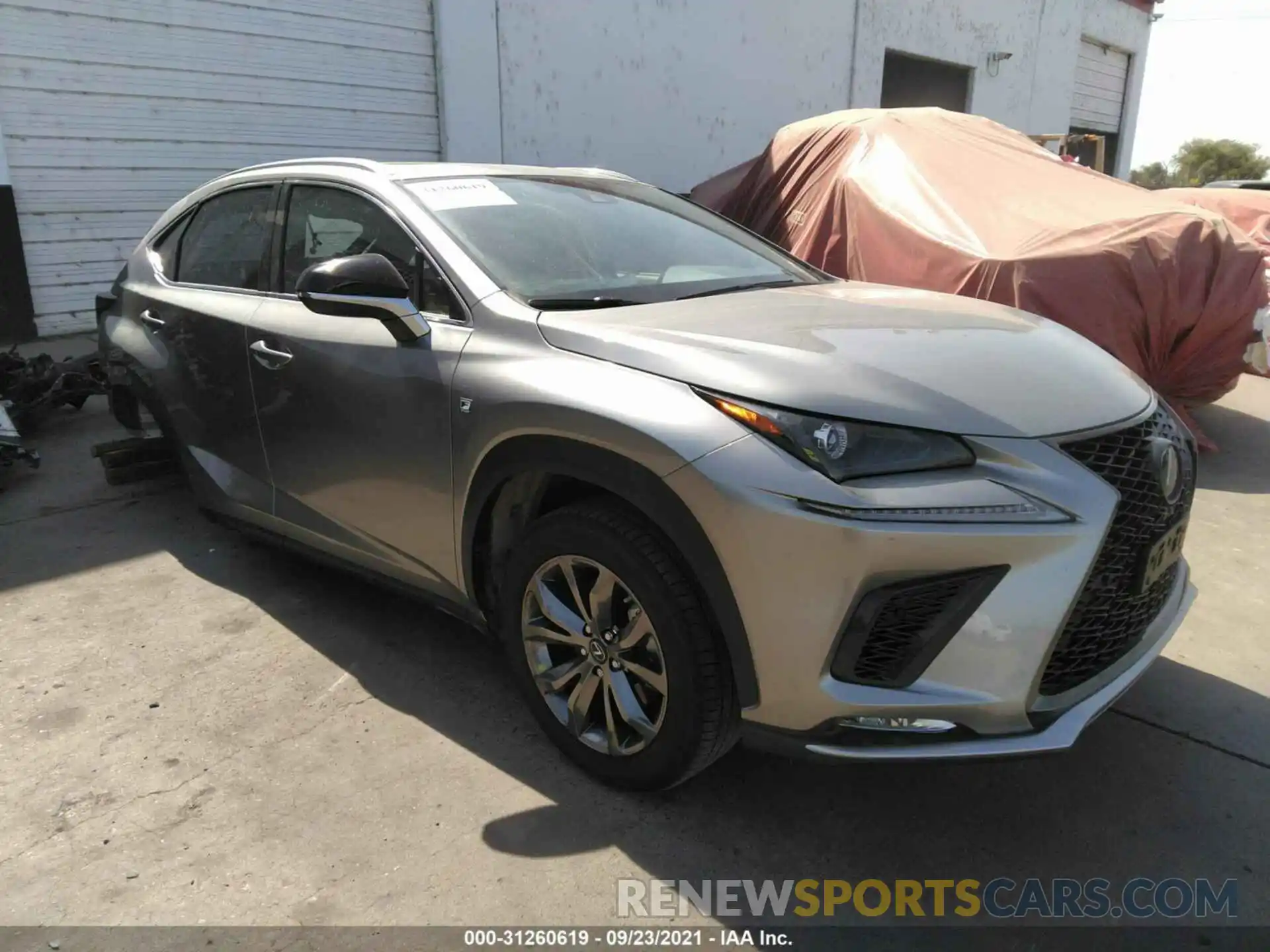 1 Photograph of a damaged car JTJSARBZ7M2185953 LEXUS NX 2021