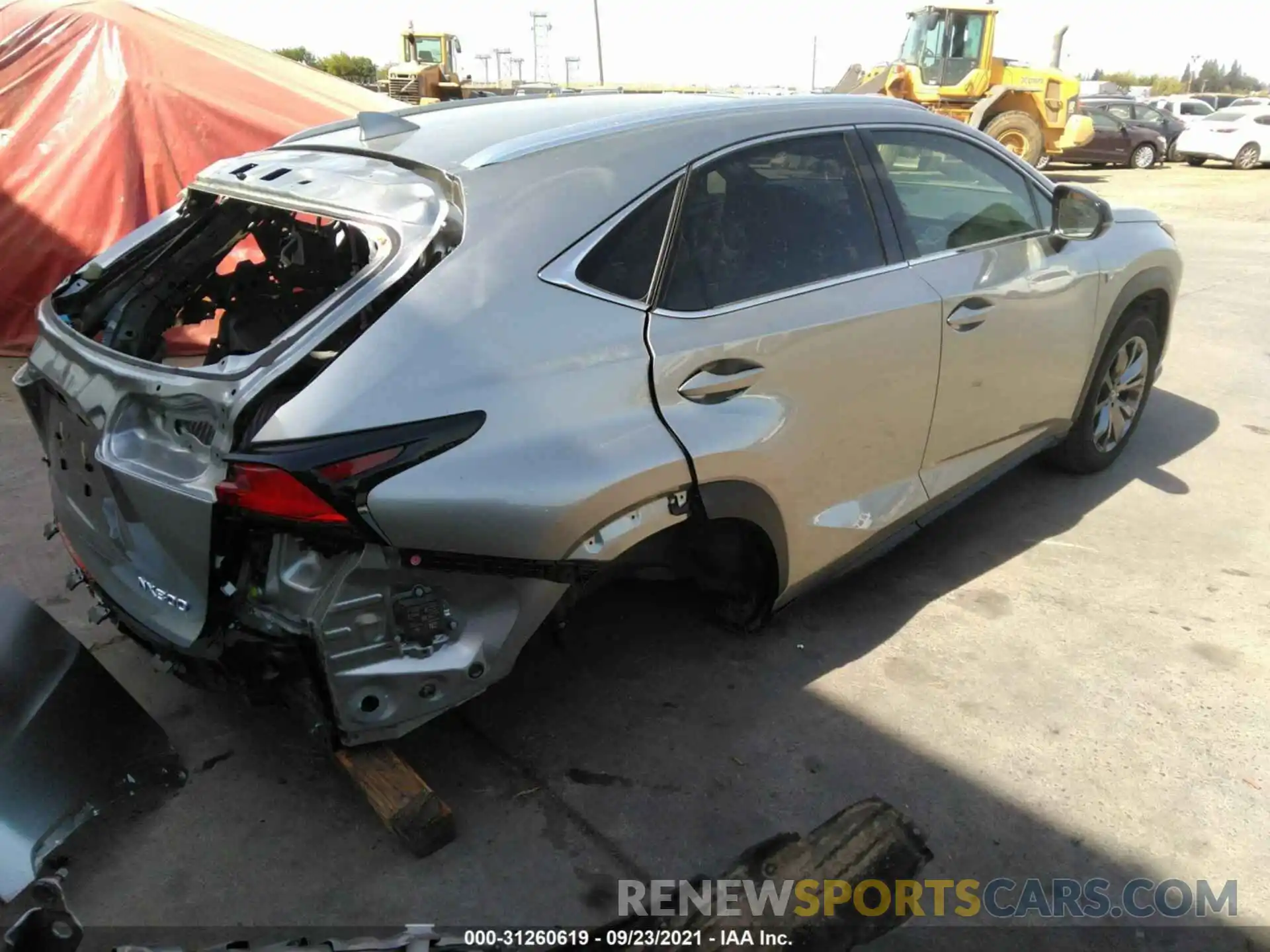 4 Photograph of a damaged car JTJSARBZ7M2185953 LEXUS NX 2021