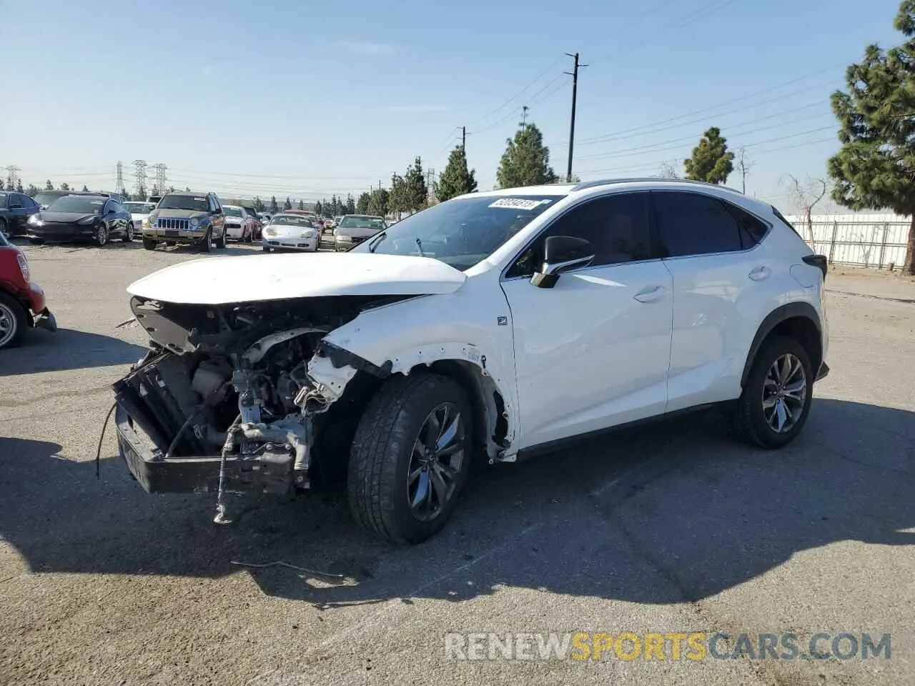 1 Photograph of a damaged car JTJSARBZ7M2188514 LEXUS NX 2021