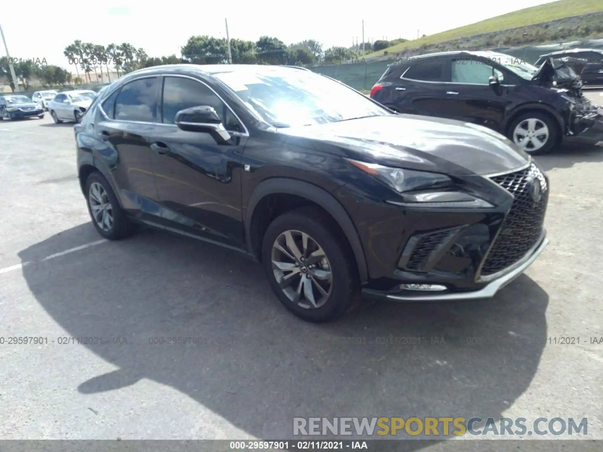 1 Photograph of a damaged car JTJSARBZ8M2179613 LEXUS NX 2021