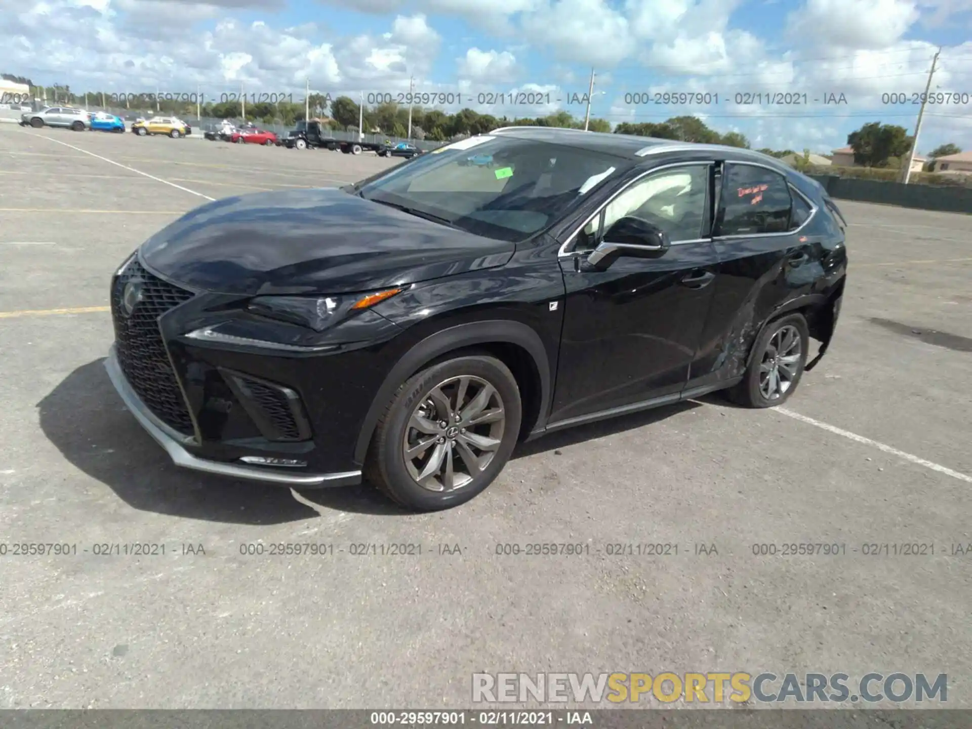 2 Photograph of a damaged car JTJSARBZ8M2179613 LEXUS NX 2021