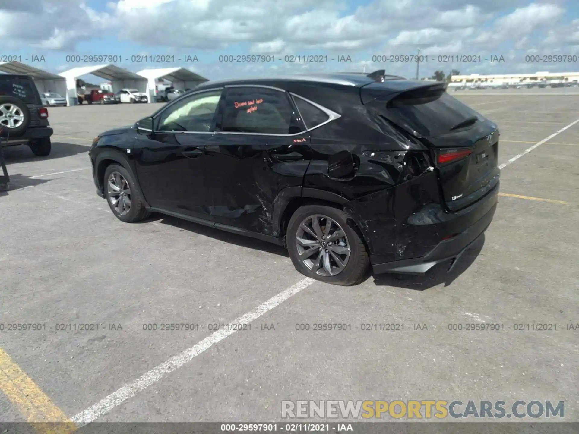 3 Photograph of a damaged car JTJSARBZ8M2179613 LEXUS NX 2021