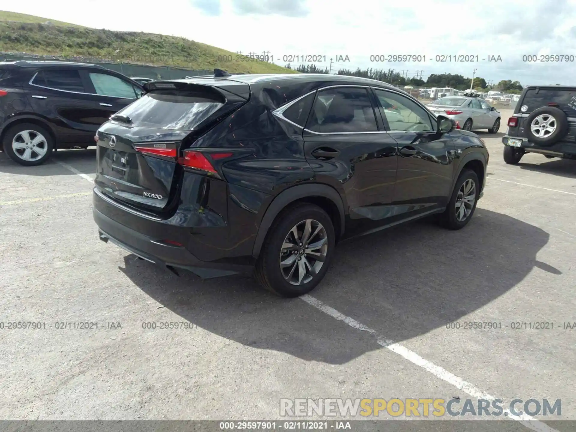 4 Photograph of a damaged car JTJSARBZ8M2179613 LEXUS NX 2021