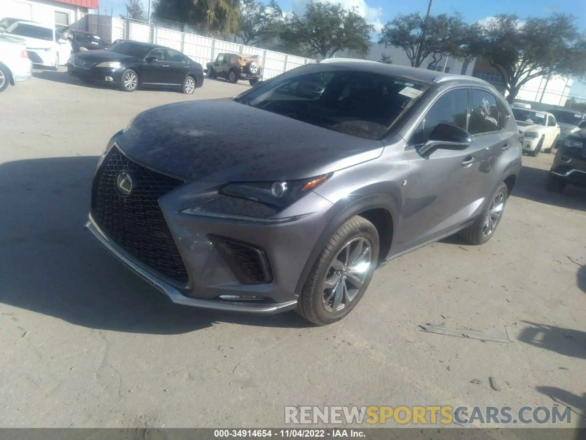 2 Photograph of a damaged car JTJSARBZ8M2183595 LEXUS NX 2021