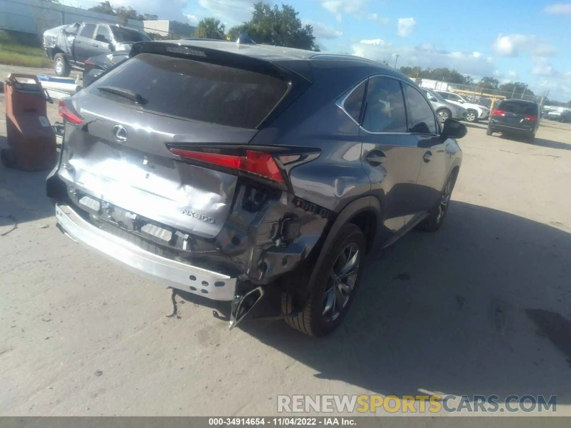 4 Photograph of a damaged car JTJSARBZ8M2183595 LEXUS NX 2021