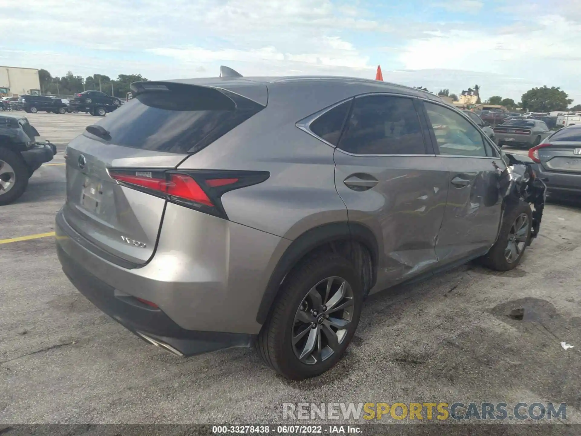 4 Photograph of a damaged car JTJSARBZ8M2192040 LEXUS NX 2021