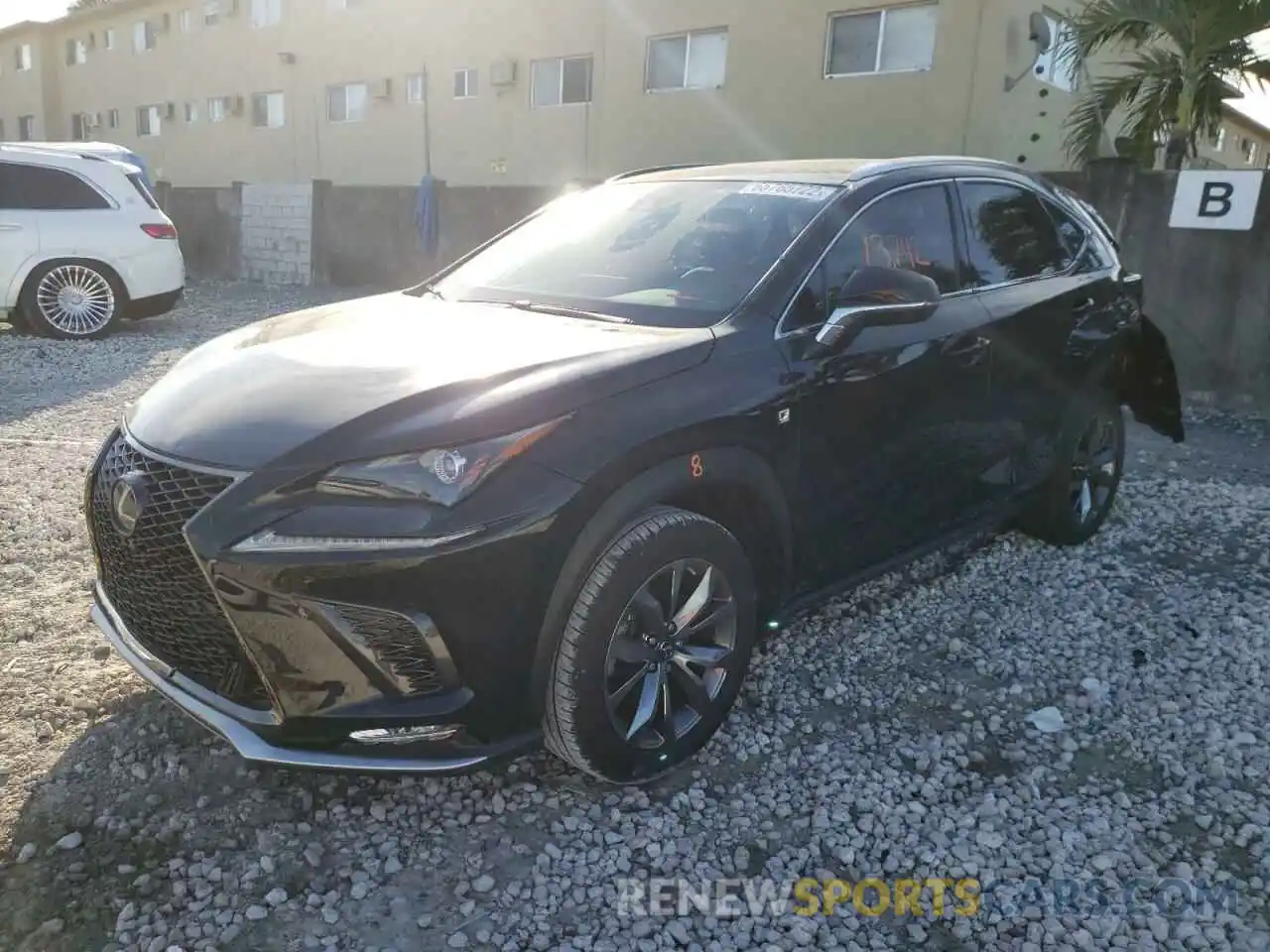 2 Photograph of a damaged car JTJSARBZ8M2196170 LEXUS NX 2021