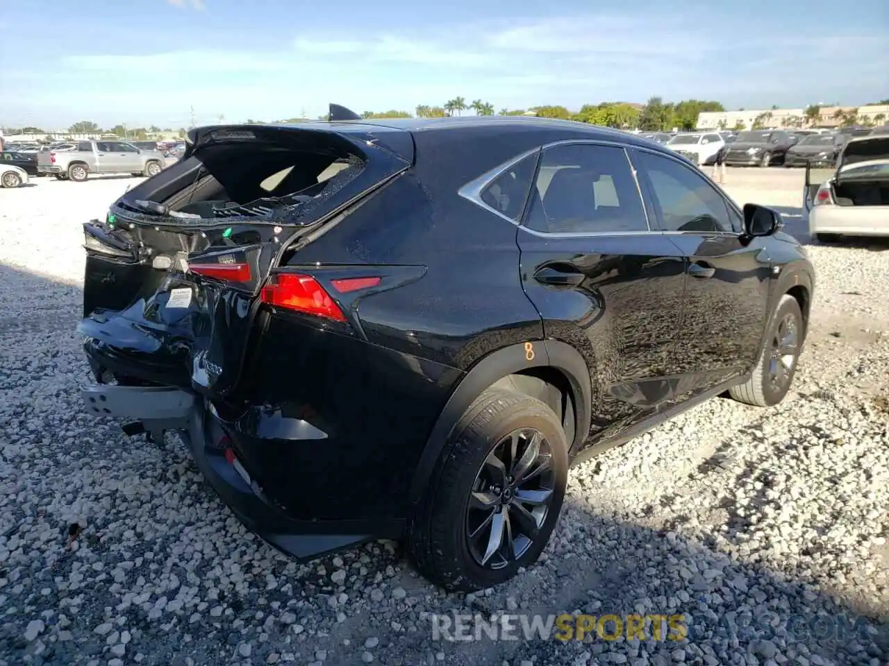 4 Photograph of a damaged car JTJSARBZ8M2196170 LEXUS NX 2021