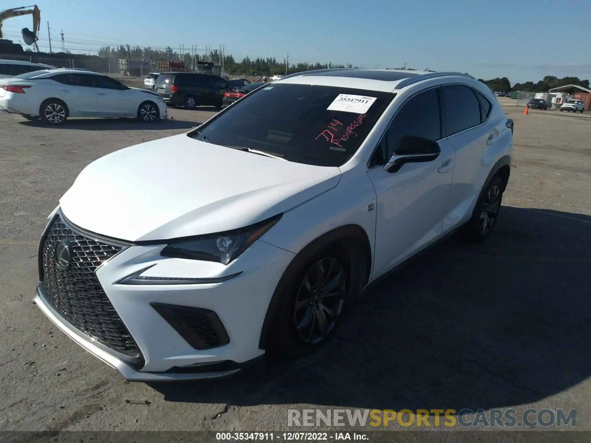 2 Photograph of a damaged car JTJSARBZ8M5025577 LEXUS NX 2021