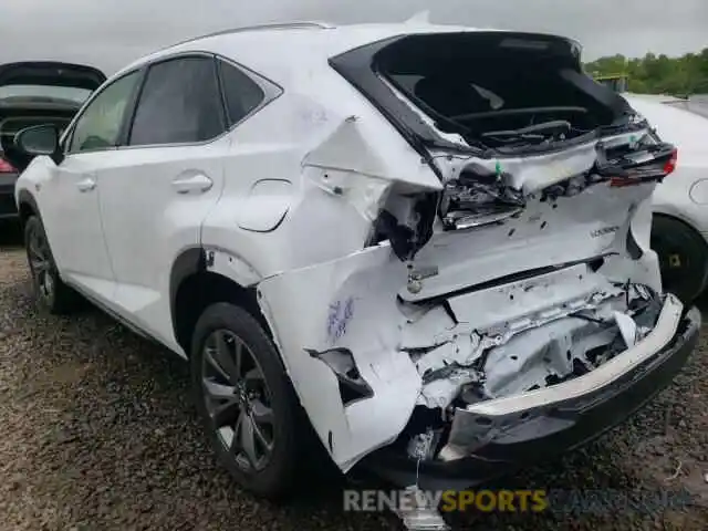 3 Photograph of a damaged car JTJSARBZ8M5030620 LEXUS NX 2021