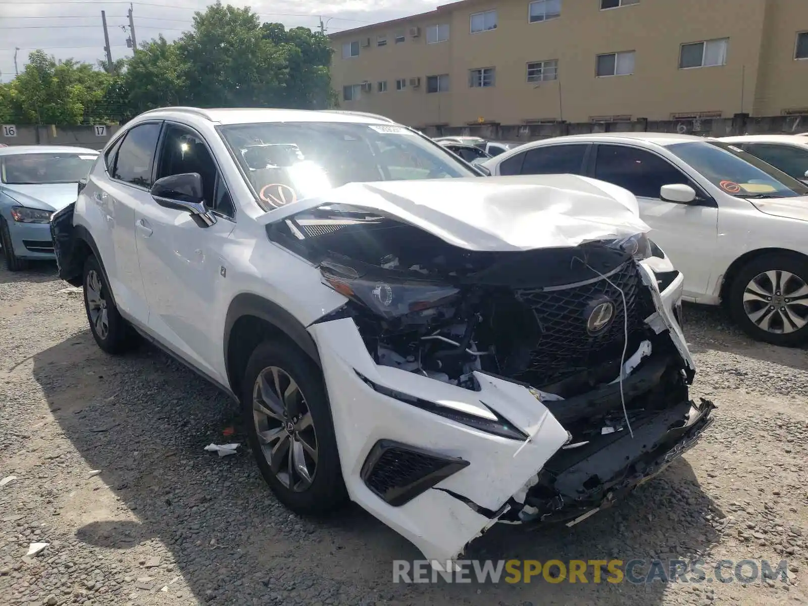 1 Photograph of a damaged car JTJSARBZ9M2187543 LEXUS NX 2021