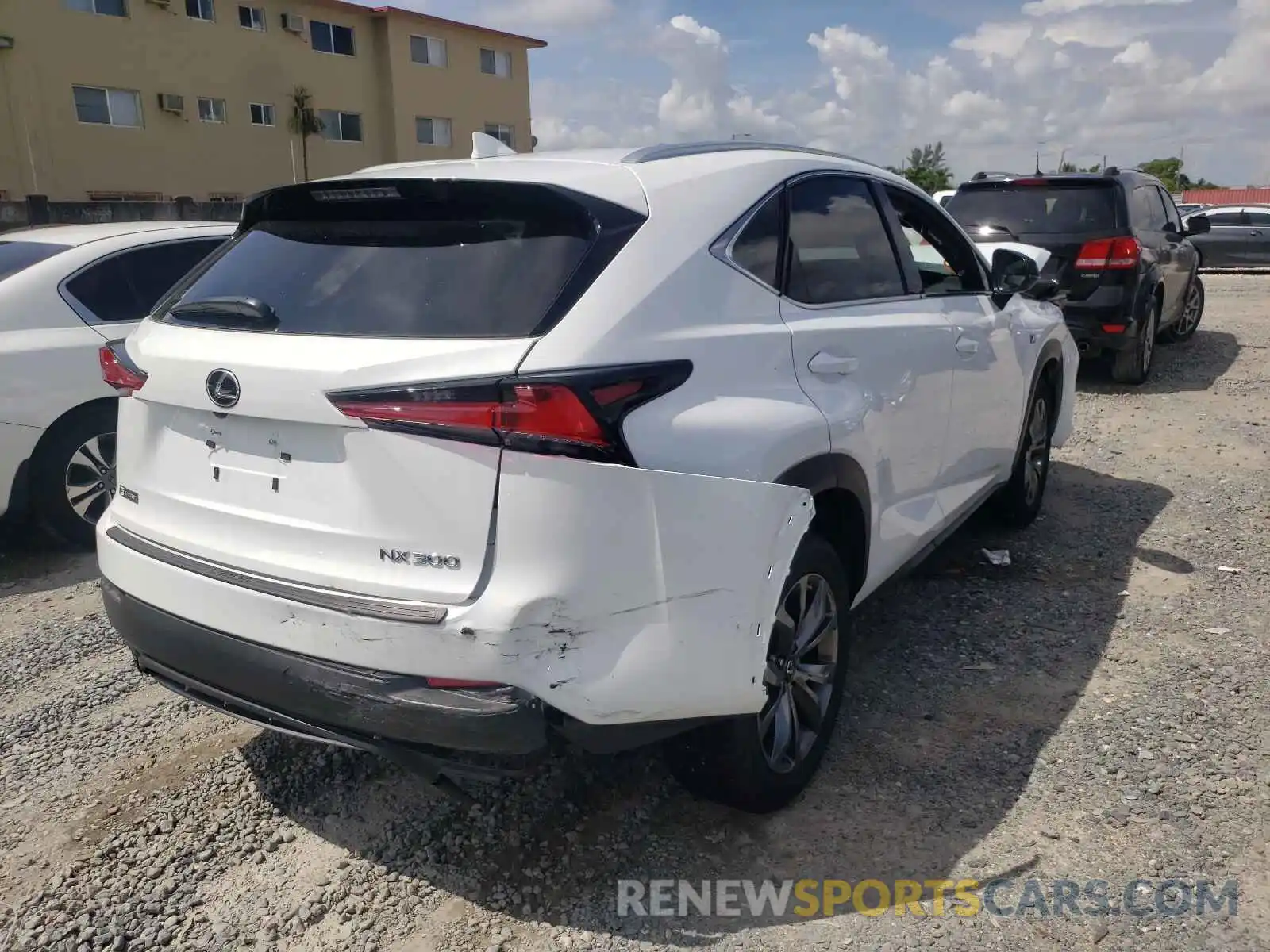 4 Photograph of a damaged car JTJSARBZ9M2187543 LEXUS NX 2021