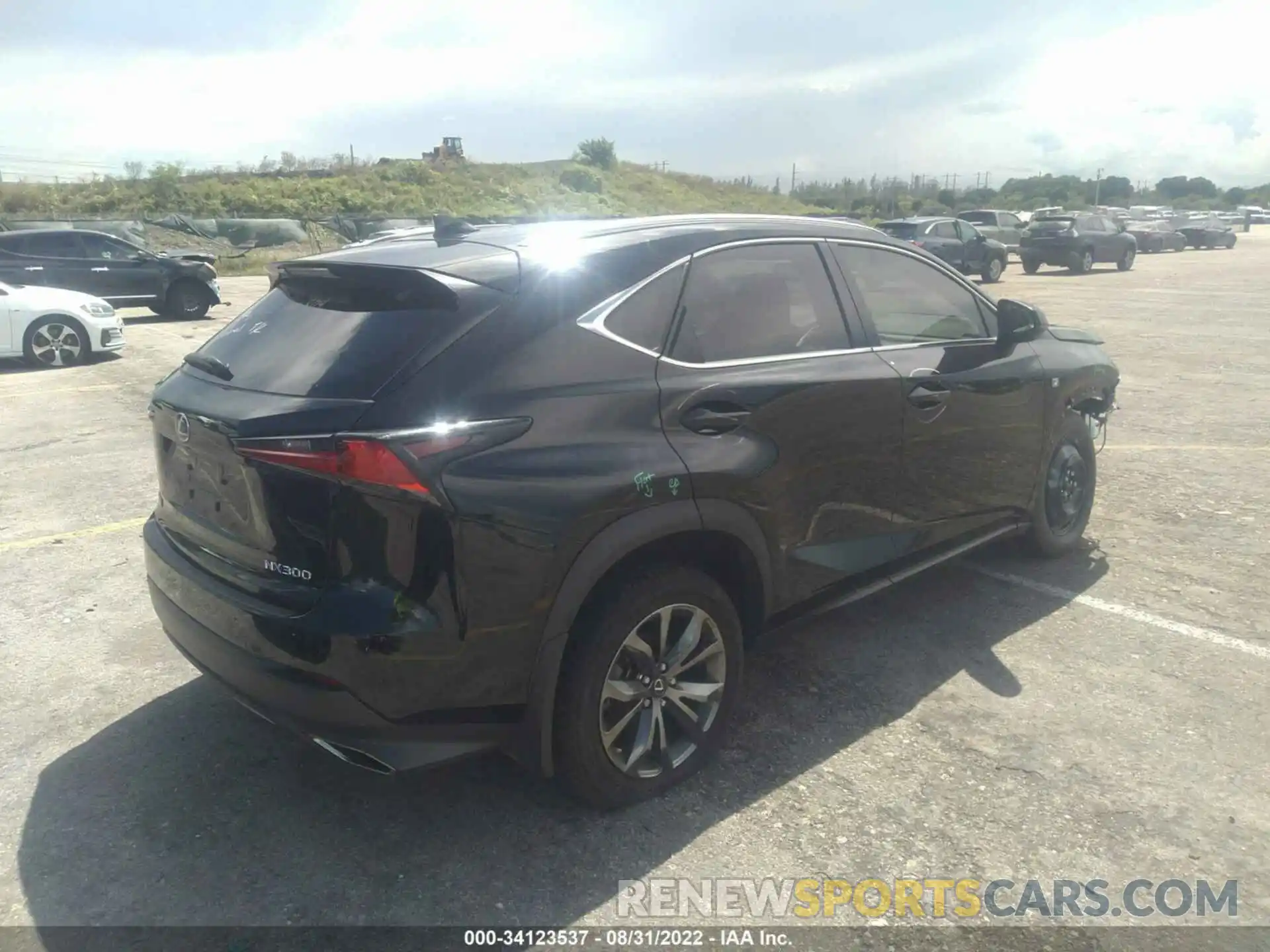 4 Photograph of a damaged car JTJSARBZ9M2203126 LEXUS NX 2021