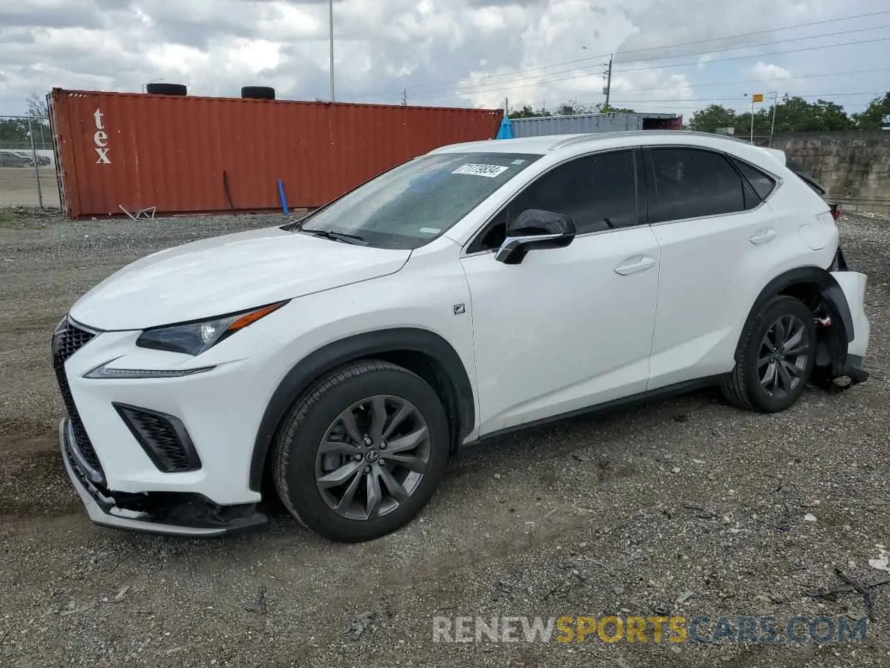 1 Photograph of a damaged car JTJSARBZXM2192847 LEXUS NX 2021