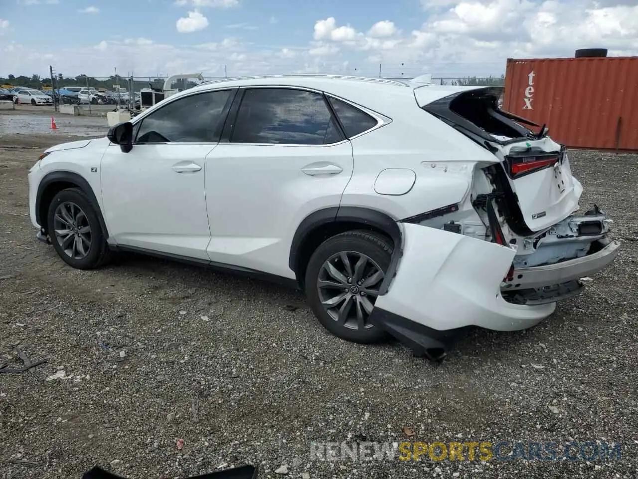 2 Photograph of a damaged car JTJSARBZXM2192847 LEXUS NX 2021