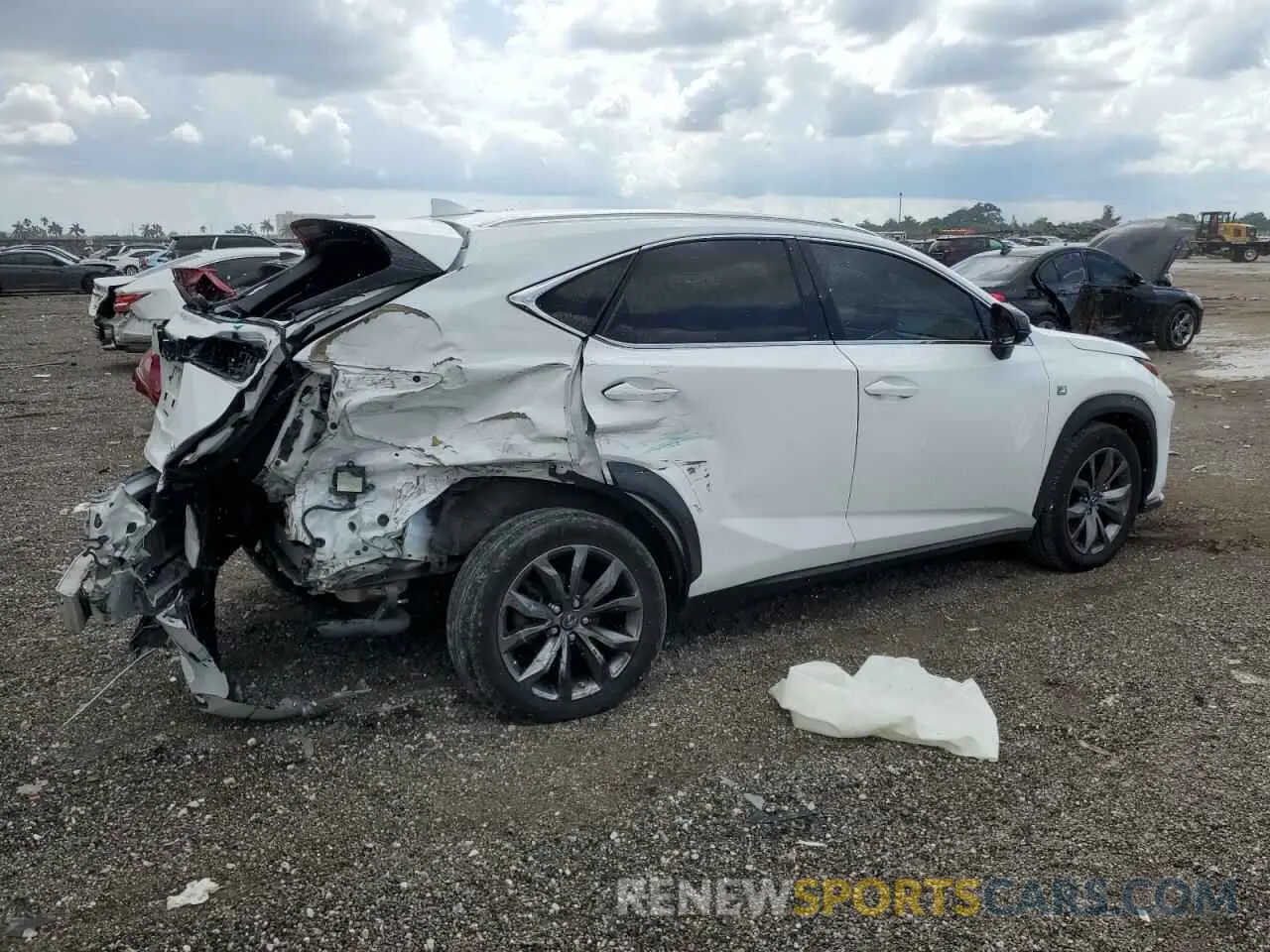 3 Photograph of a damaged car JTJSARBZXM2192847 LEXUS NX 2021