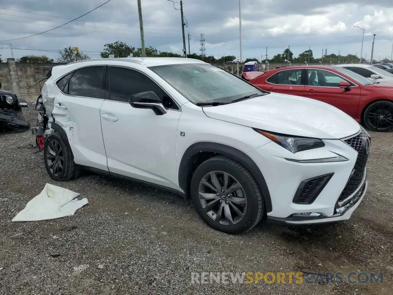 4 Photograph of a damaged car JTJSARBZXM2192847 LEXUS NX 2021
