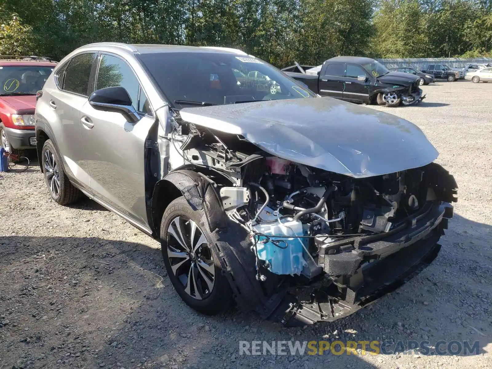 1 Photograph of a damaged car JTJSARDZ0M2253247 LEXUS NX 2021