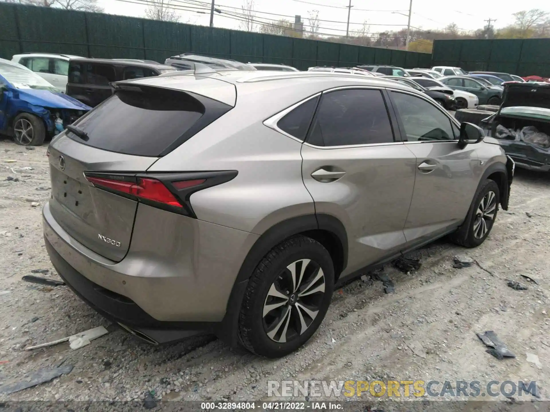 4 Photograph of a damaged car JTJSARDZ0M2261820 LEXUS NX 2021