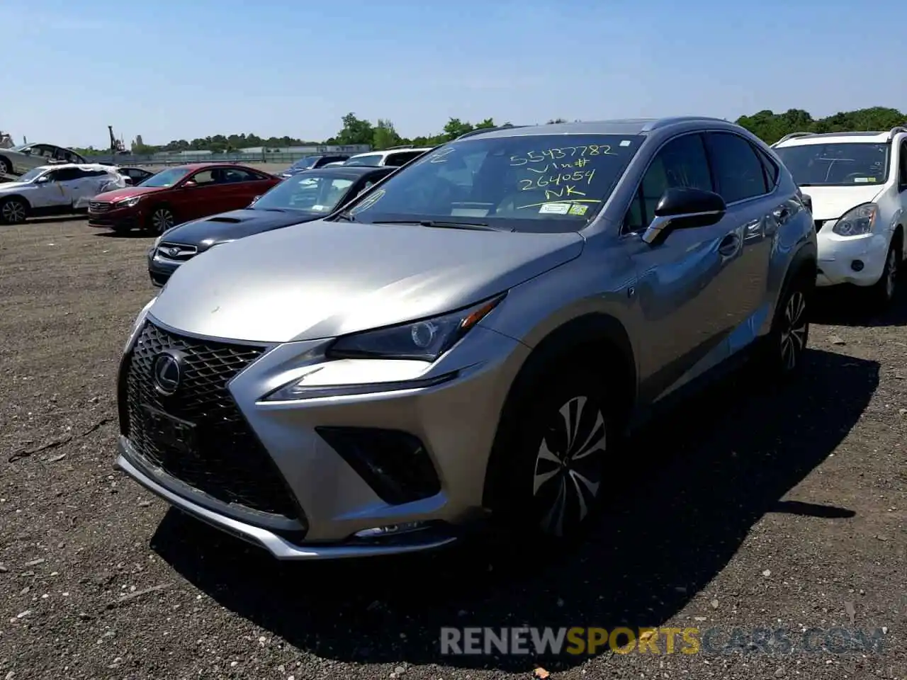 2 Photograph of a damaged car JTJSARDZ0M2264054 LEXUS NX 2021