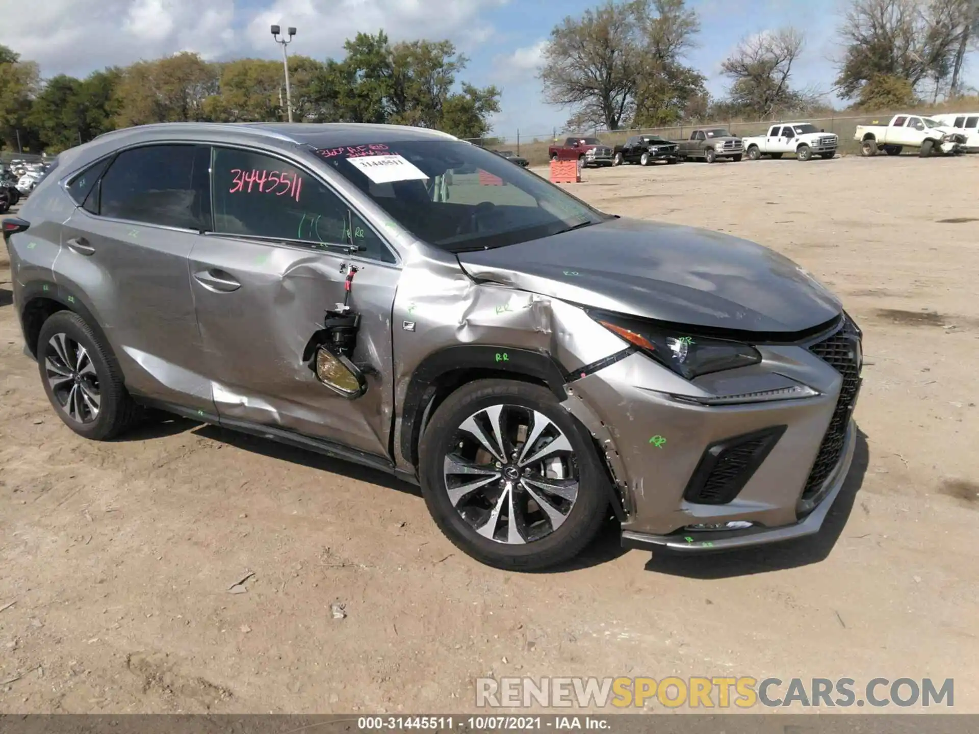 1 Photograph of a damaged car JTJSARDZ1M2240524 LEXUS NX 2021