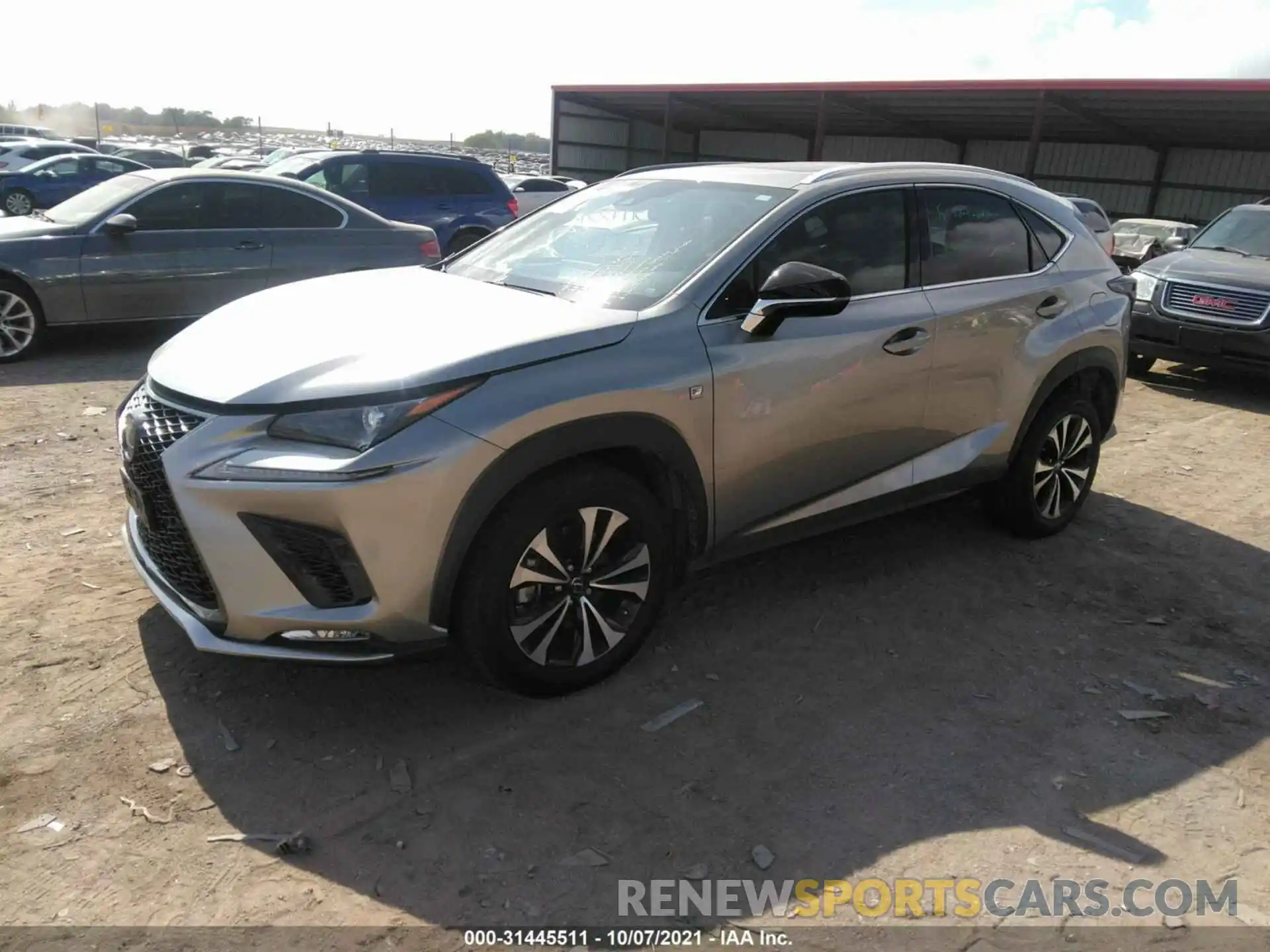 2 Photograph of a damaged car JTJSARDZ1M2240524 LEXUS NX 2021